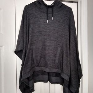 Athleta Oversize Blissful Hooded/Cowl Neck Poncho